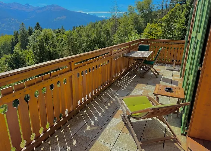 3br - Mountain View, Balcony And Parking Апартаменты Кран-Монтана